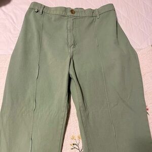 Big Bud Press Western Pants, Sage colourway in size L